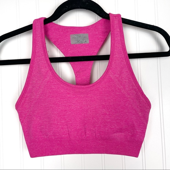 ATHLETA Fastest Track Sports Bra Hot Pink - Picture 1 of 3